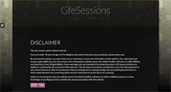 Desktop Screenshot of gfesessions.com